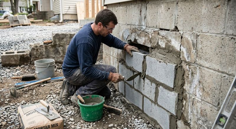 Block Wall Repair in Cherokee County, GA