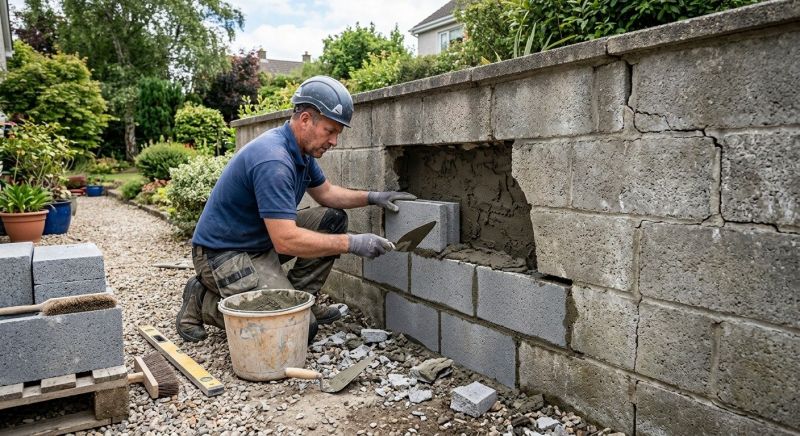 Block Wall Repair in Gainesville, GA
