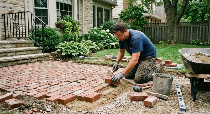 Brick Flatwork Repair in Auburn, GA