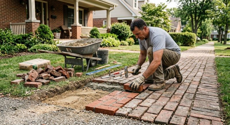 Brick Flatwork Repair in Tucker, GA
