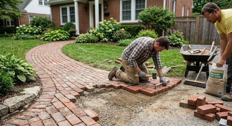 Brick Flatwork Repair in Walton County, GA