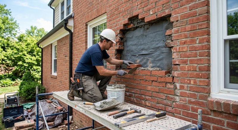 Brick Flatwork Repair in Walton County, GA