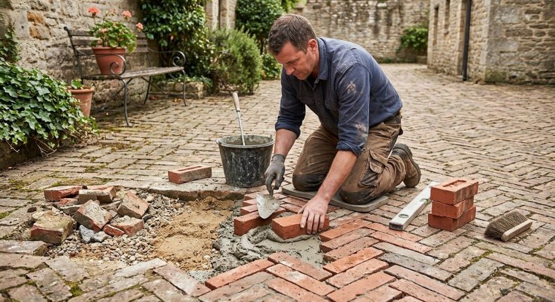 Brick Floor Repair in Suwanee, GA