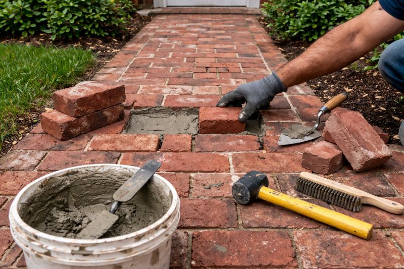 Brick Pathway Repair in Suwanee, GA