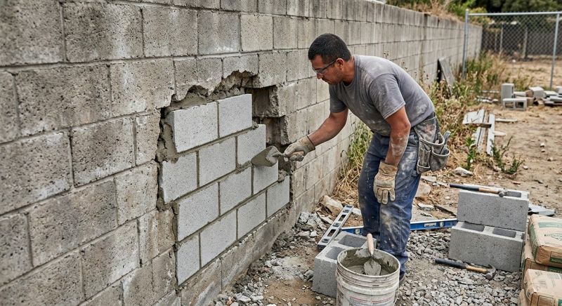 Brick Wall Repair in Dacula, GA