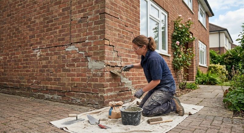 Brick Wall Repair in Flowery Branch, GA