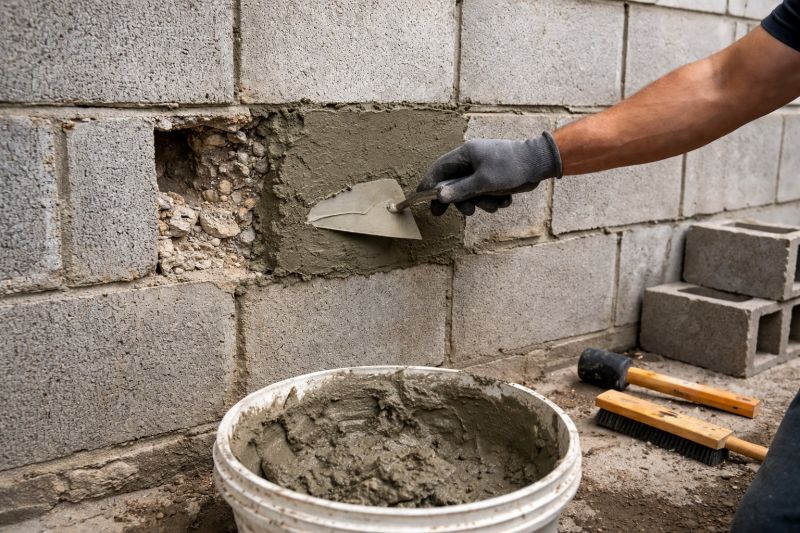 Concrete Block Repair in Lawrenceville, GA