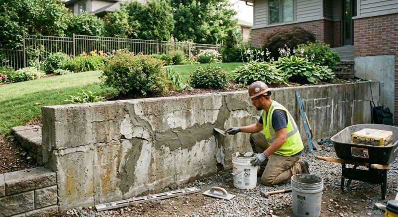 Retaining Wall Repair in Buford, GA