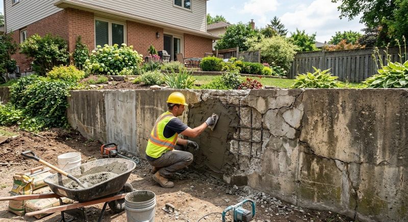 Retaining Wall Repair in Dacula, GA
