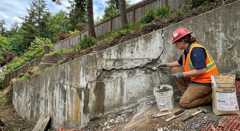 Retaining Wall Repair in Dacula, GA