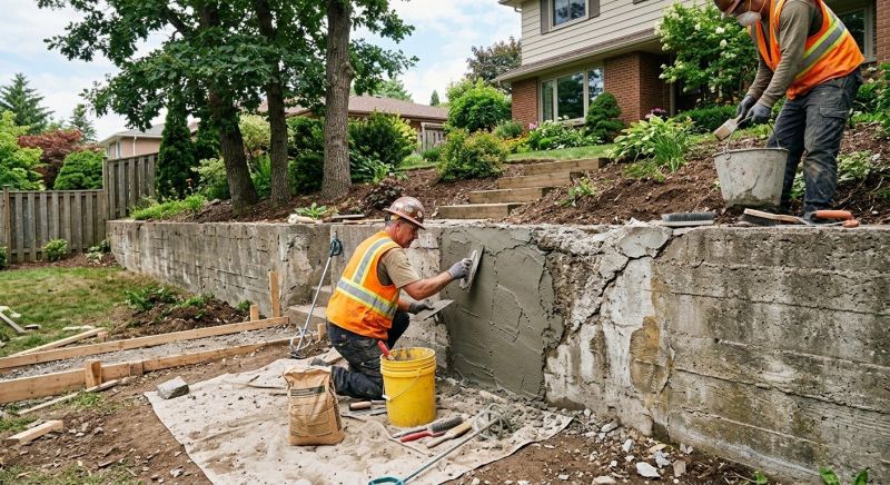 Retaining Wall Repair in Decatur, GA