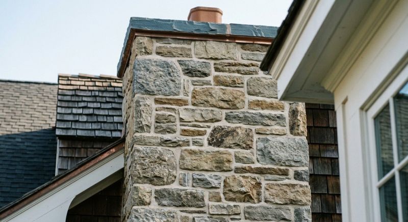 Stone Chimney Installation in Bethlehem, GA