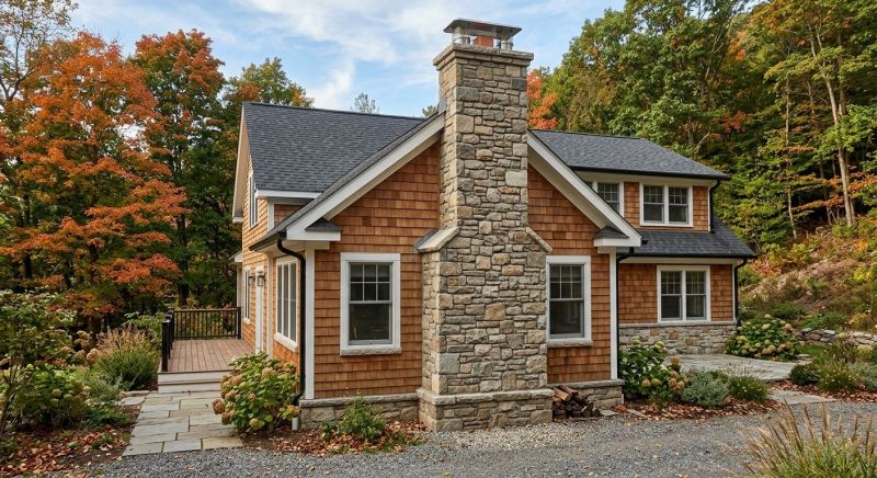Stone Chimney Installation in Cumming, GA
