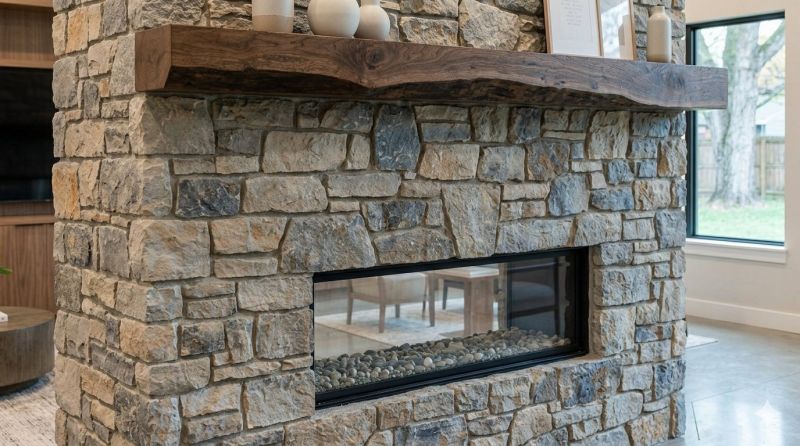 Stone Chimney Installation in Hoschton, GA