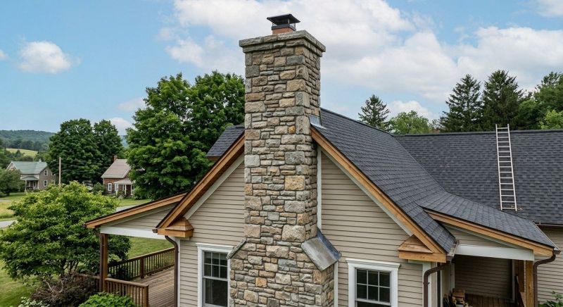 Stone Chimney Installation in Stone Mountain, GA