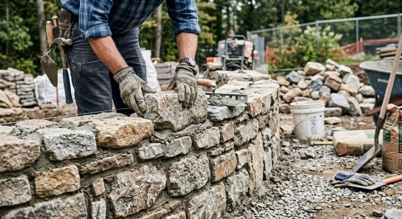Stonework Installation in Suwanee, GA