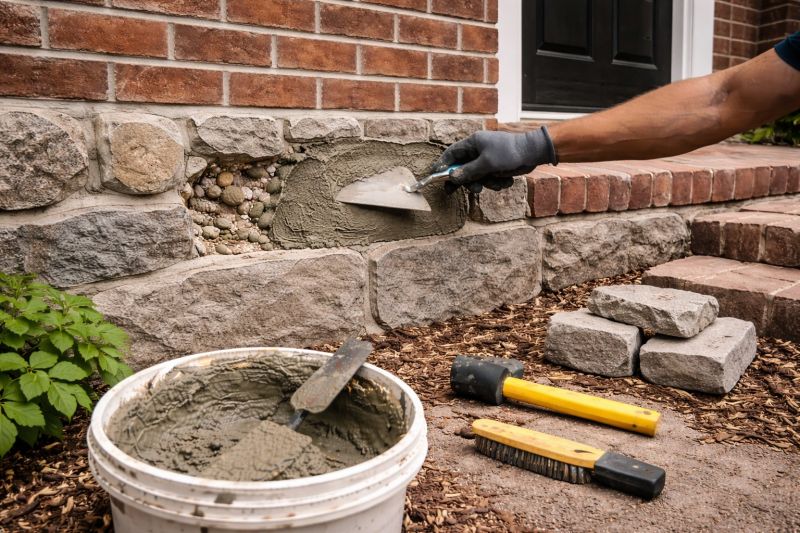Stonework Repair in Lawrenceville, GA
